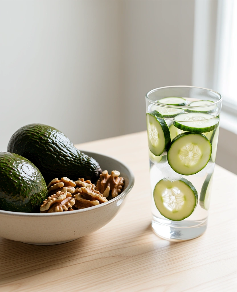 Frische gesunde Zutaten für die Ernährungsplanung